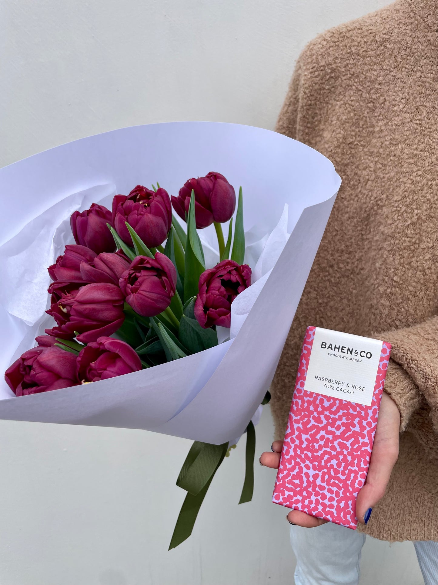 Organic Choc + Flowers