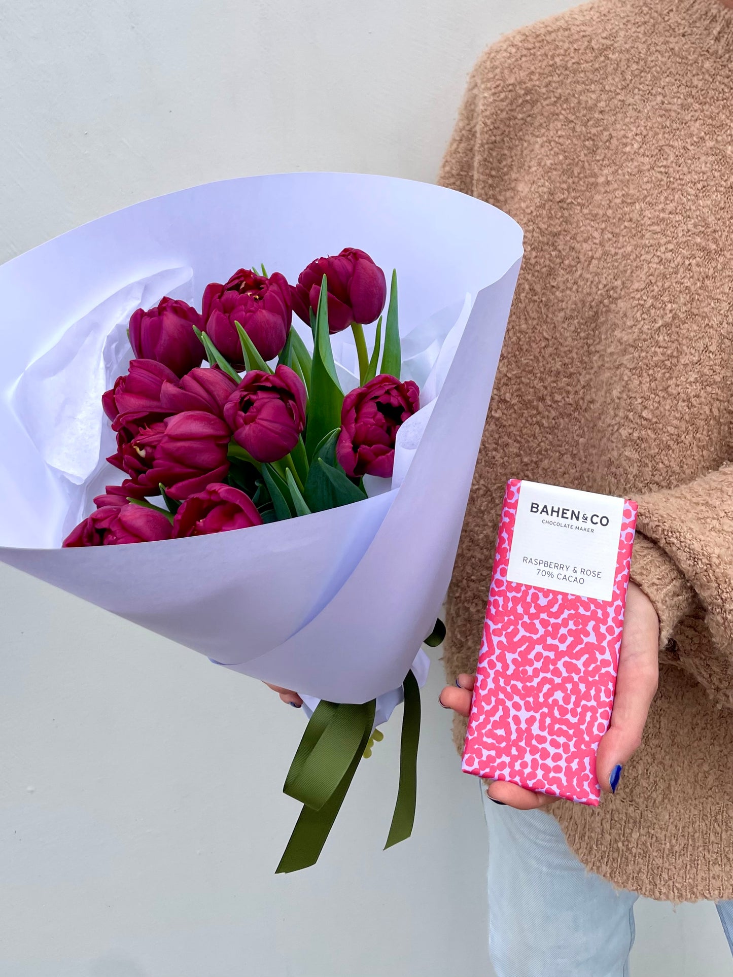 Organic Choc + Flowers