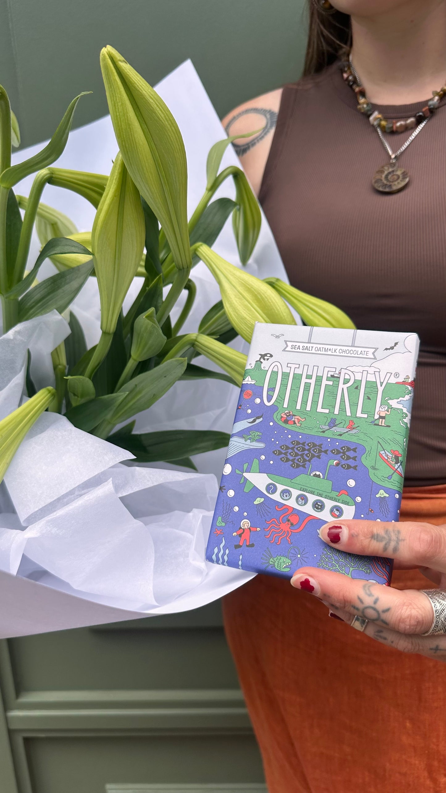 Vegan Choc + Flowers