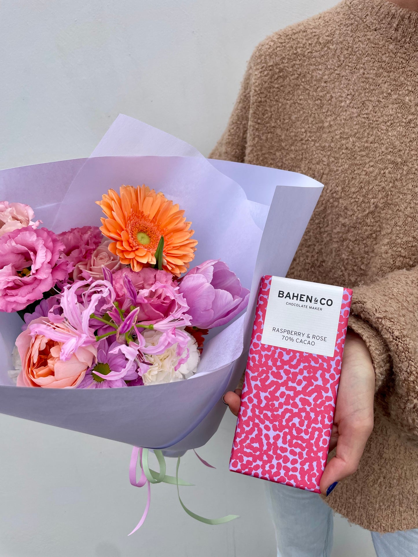 Organic Choc + Flowers