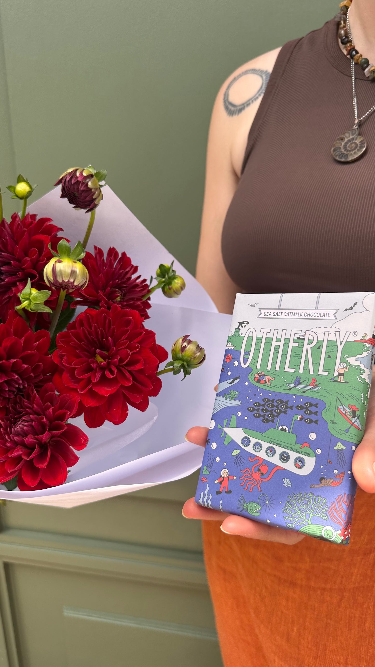 Vegan Choc + Flowers