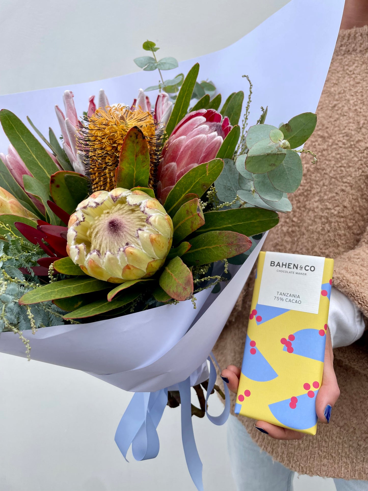 Organic Choc + Flowers