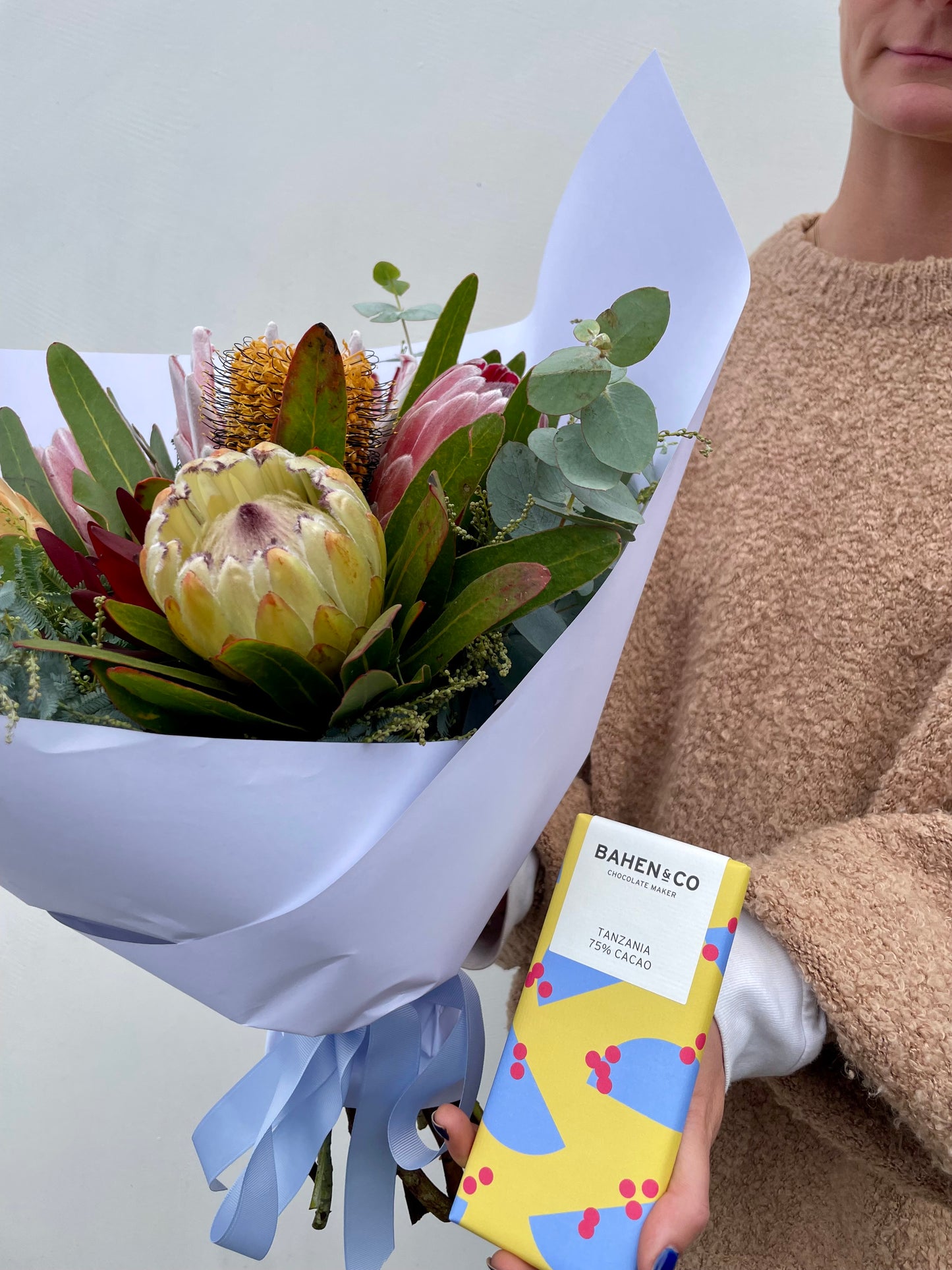 Organic Choc + Flowers