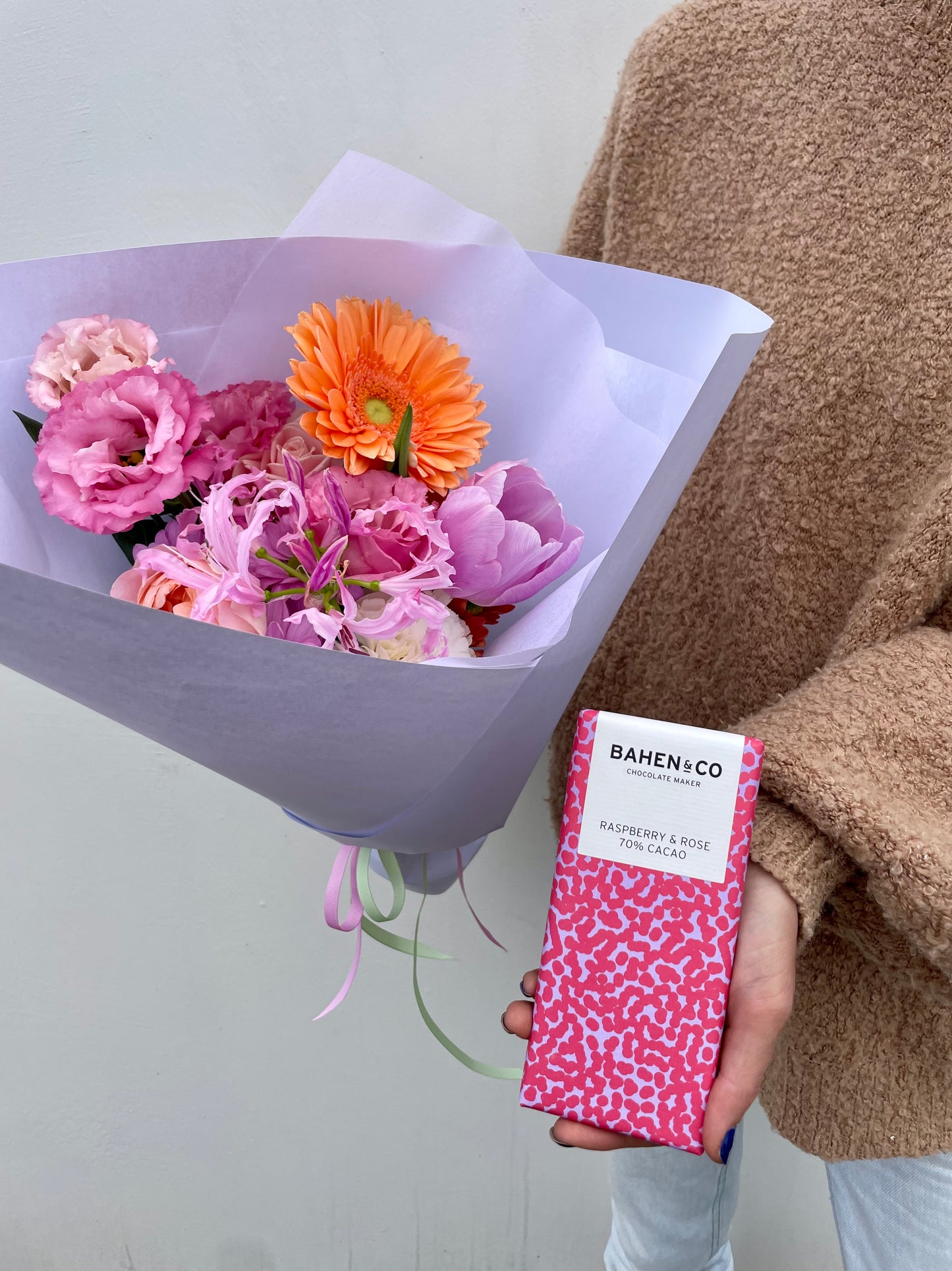 Organic Choc + Flowers